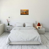 Journey of a Thousand Miles - Jogging Woman on Beach Mini Poster - 17x11