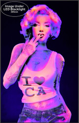 I Love CA Non-Flocked Blacklight Poster 24x36 inches