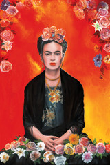 Frida Kahlo by Magrini Poster - 24" x 36"
