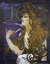 Job by Mucha 1897 Mini Poster - 11" x 14"