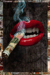 Rich Lips by Daveed Benito Poster - 24" x 36"