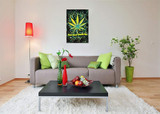 Marijuana Neon Poster - 22.375" x 34"