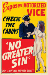 No Greater Sin (Alexander International Film, 1941) Mini Movie Poster 11" x 17"