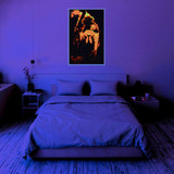 Death Dealer by Frank Frazetta Blacklight Poster - Flocked - 23" x 35"
