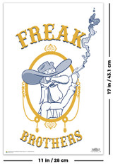 The Freak Brothers -  Frankin Poster 11" x 17"