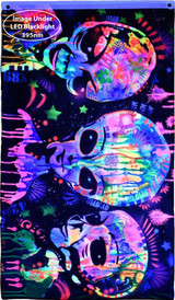 Aliens by Dean Russo Blacklight Reactive Fly Flag 3' x 5'