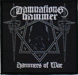 Damnation's Hammer - Hammer of War - 4" x 3.75" Printed Woven Patch