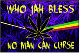 Jah Bless Non-Flocked Blacklight Poster 36" x 24"