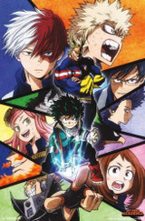 My Hero Academia - Faces Poster 22.375" x 34"