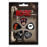 AC/DC Mixed Guitar Picks (Set of 5)