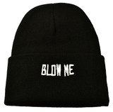 BLOW ME Embroidered Beanie