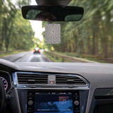 Yin Yang Infinity Road Rage Air Freshener - Pina Colada Scent