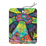 Alien Space Ship by Dean Russo Road Rage Air Freshener - Vanilla Scent
