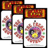 The Freak Brothers - Psychedelic Road Rage Air Freshener - Vanilla Scent - 3 Pack