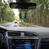 Misfits Classic Fiend Skull Road Rage Auto Air Freshener - Black Magic Fragrance- 3 Pack
