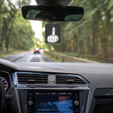 The Middle Finger Road Rage Auto Air Freshener - Cool Aqua Fragrance - 3 Pack