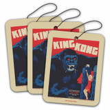 King Kong  Road Rage Auto Air Freshener - Cool Aqua Fragrance - 3 Pack