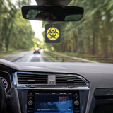 Biohazard Road Rage Auto Air Freshener - Black Magic Fragrance