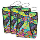 Alien Space Ship by Dean Russo Road Rage Air Freshener - Cherry Scent - 3 Pack