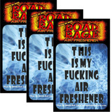 This Is My Fucking Air Freshener Road Rage Air Freshener - Vanilla Scent - 3 Pack