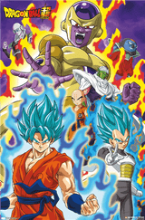 Dragon Ball Z Super Neon Poster - 22.375" x 34"