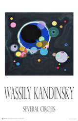 Wassily Kandinsky - Several Circles Poster 11" x 17"