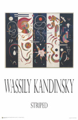 Wassily Kandinsky - Striped Poster 11" x 17"
