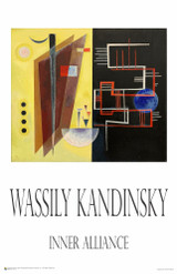 Wassily Kandinsky - Inner Alliance Poster 11" x 17"