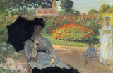 Claude Monet - Camille in the Garden with Jean and His Nanny Poster 17" x 11"