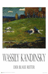 Wassily Kandinsky - Der Blaue Reiter Poster 11" x 17"