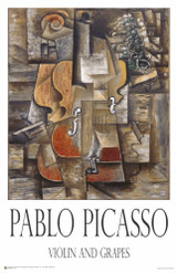 Pablo Picasso - Violin and Grapes Poster 11" x 17"