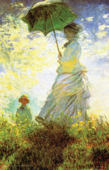 Claude Monet - Madame Monet and Son Poster 11" x 17"