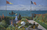 Claude Monet - Garden at Saint Addresse Poster 17" x 11"