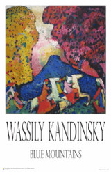 Wassily Kandinsky - Blue Mountains Poster 11" x 17"