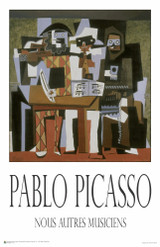 Pablo Picasso - Nous Autres Musiciens Poster 11" x 17"
