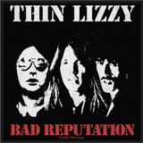 Thin Lizzy - Bad Reputation  4" x 4" Printed Woven Patch