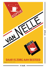 Van Nelle Coffee and Tea by Jacob Jongert Mini Poster 11" x 17"