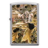 Chameleon by: Sheila Wolk - Brushed Chrome Zippo Lighter