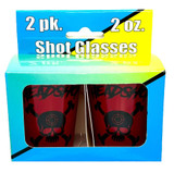 Headshot - 2oz Novelty Shot Glass - 2 Piece Set