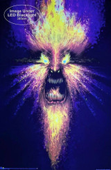 Fire God by Phil Straub - Non-Flocked Blacklight Poster 24" x 36"
