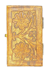 Mango Wood Engraved Rectangular Box
