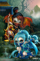 Strangeling - Ninja Dragonlings Mini Poster 11" x 17"