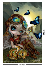 Strangeling - Clockwork Dragonling Mini Poster 11" x 17"