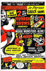 Movie Monsters Alive! Classic Movie Mini Poster 11" x 17"