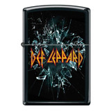 Def Leppard Black Matte Zippo Lighter