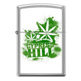 Cypress Hill Brushed Chrome Zippo Lighter