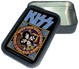 Stash Tins - KISS Rock N Roll Over Storage Container 4.37" L x 3.5" W x 1" H