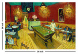 Le Cafe de Nuit by Vincent van Gogh Poster - 36" x 24"