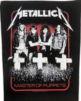 Metallica - Master of Puppets Band  - 14" x 11" Printed Back Patch Metallica - Master of Puppets Band  - 14" x 11" Printed Back Patch