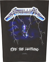 Metallica - Ride the Lightning - 14" x 11" Printed Back Patch